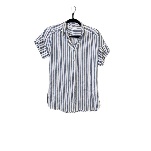 Frame Button-Down Top - Picture 1 of 8